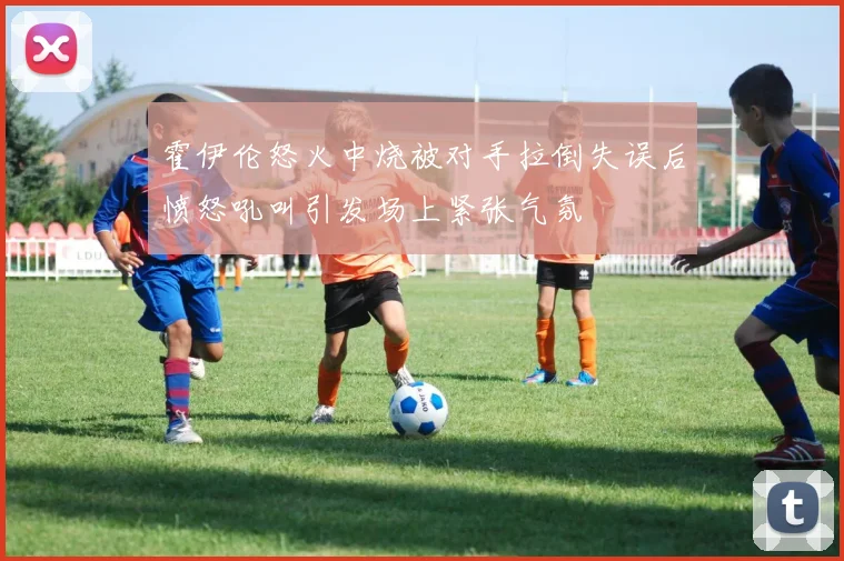 霍伊伦怒火中烧被对手拉倒失误后愤怒吼叫引发场上紧张气氛